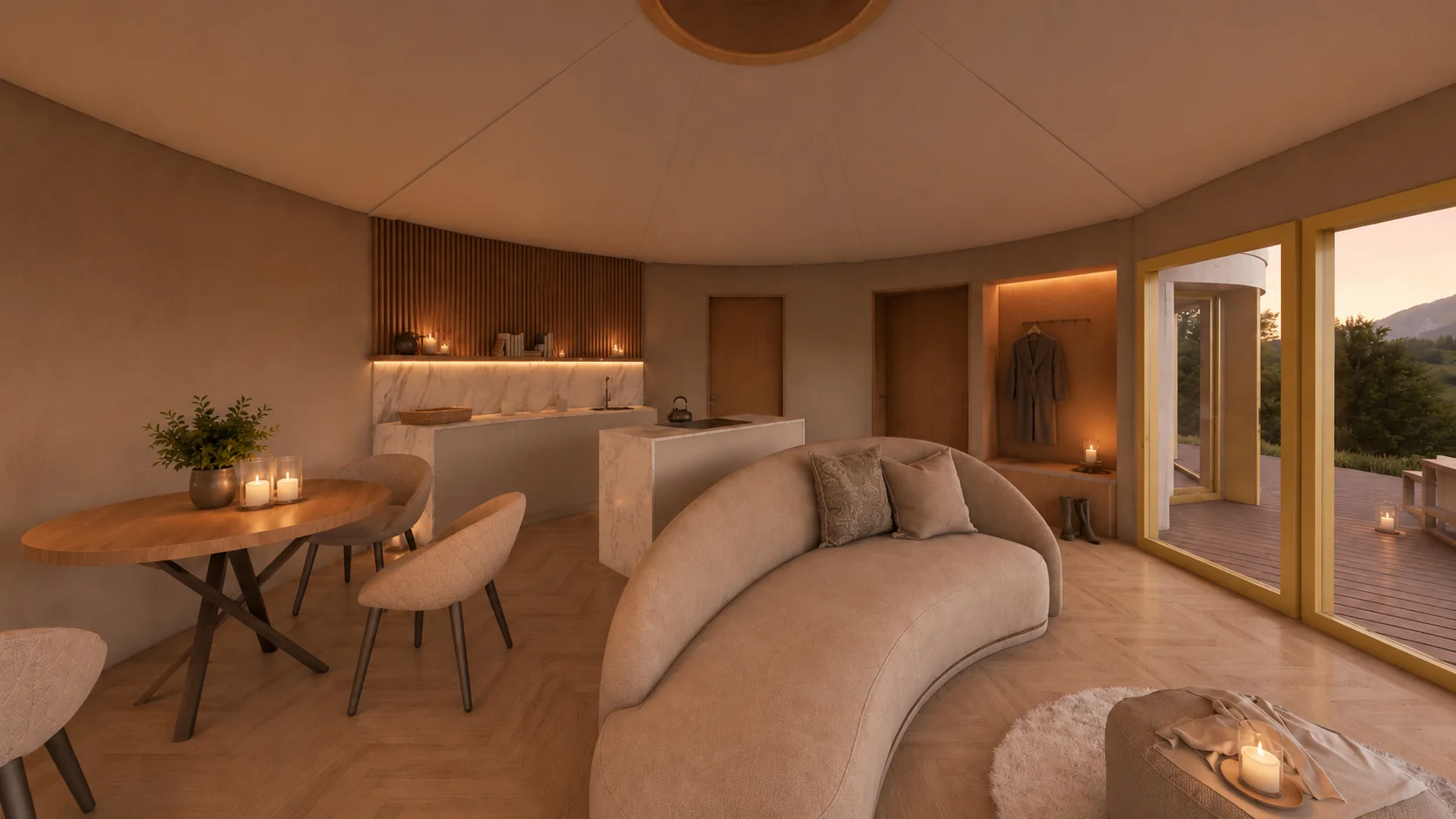 LUNOR SUITE 49 — belső tér